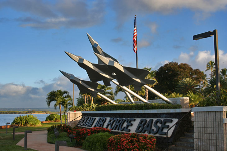 air force bases in hawaii